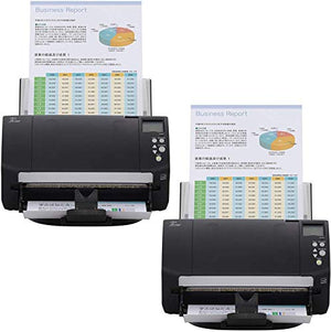 Fujitsu fi-7160 Color Duplex Document Scanner - Workgroup Series (2-Pack) (Renewed)