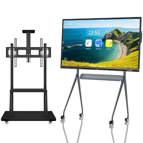 JYXOIHUB 86-inch Interactive Whiteboard with 4K UHD Touch Screen - Dual System Conference Board
