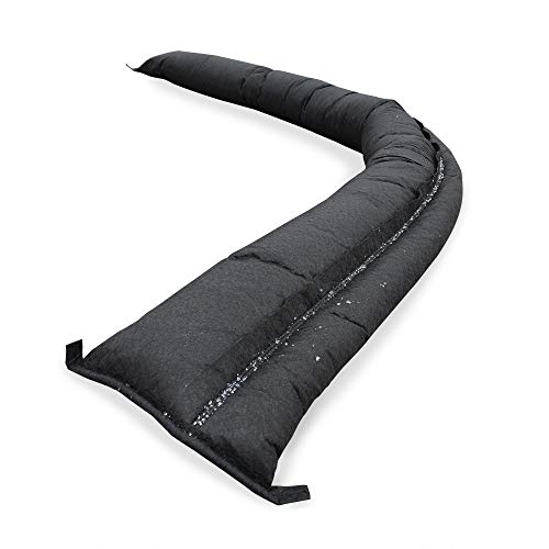 Quick Dam QD65-26 Water-Activated Flood Barriers, 5-ft, Black