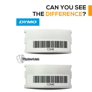OfficeSmartLabels - 1/2" x 1-7/8" Multipurpose / Library Barcode Labels, Compatible with 30346 (50 Rolls - 600 Labels Per Roll)