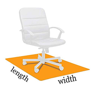 AWSAD Chair Mat, Floor Protector Non Slip Computer Chair Mat - Clear-2.0mm, 200x300cm