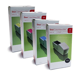 OCE ColorWave 300 1060091360, 1060091361, 1060091362, 1060091363 4-Pack Ink Cartridges Original Genuine
