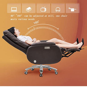 HUIQC Managerial Executive Chair with Electric Footrest, Beige