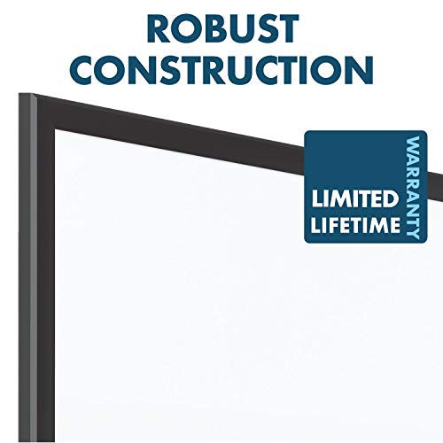 Quartet Magnetic Porcelain Whiteboard, 2' x 3' White Board, Premium, Duramax, Black Aluminum Frame (2543B)