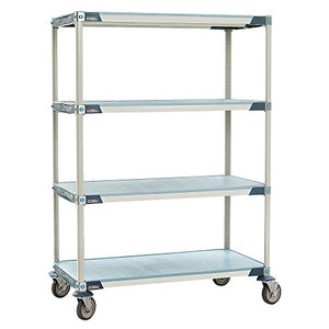 METRO Utility Cart with Microban, 60x24x68, 4 Shelf