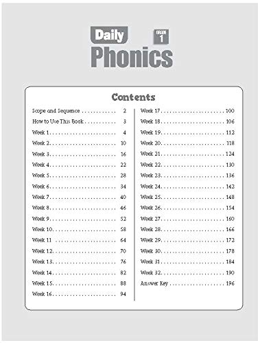 Daily Phonics, Grade 1