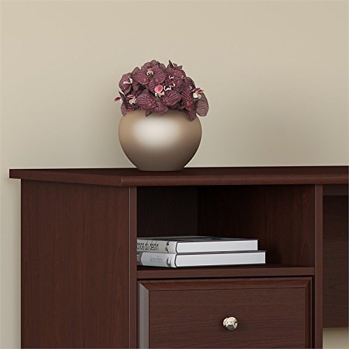 Scranton & Co 72W Computer Desk with Hutch in Harvest Cherry