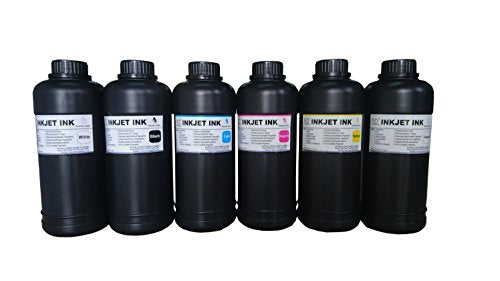 6x500ml ND Brand Premium Led UV Curable Ink for DX5 DX7 Print Head Printer