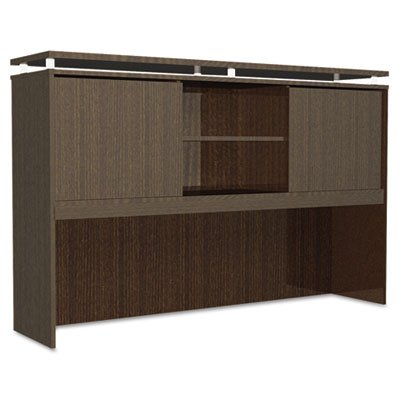 Alera ALESE267215ES Sedina Series Hutch with Sliding Doors, 72w x 15d x 42 1/2h, Espresso