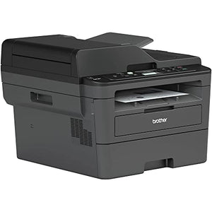 Brother DCP-L2550DW All-in-One Wireless Monochrome Laser Printer, Print Scan Copy - 2400 x 600 dpi, 36 ppm, 250-Sheet, 50-Sheet ADF, Automatic Duplex Printing, JAWFOAL Printer Cable