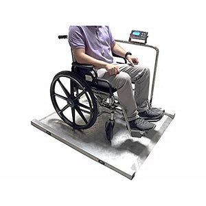 Liberty Scales SL-Wheelchair-1k Aluminum Wheel Chair Drum Scale 1000 lb x .2 lb