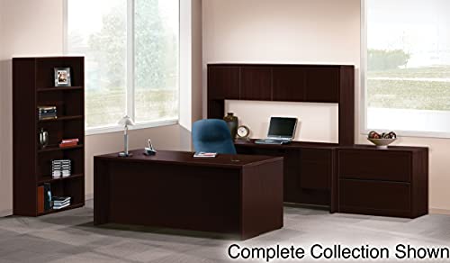 HON 10585RNN 10500 Series Mahogany Pedestal Desk, 72" x 36