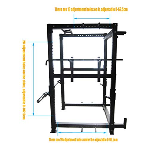 novi Power Rack, Comprehensive Training Weight Rack Multifunction Strength Training Home Sports Fitness Equipment
