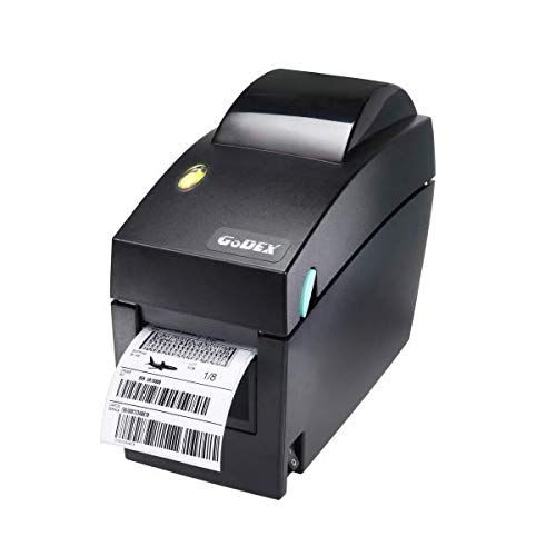 Godex DT2x 2" Direct Thermal Printer, 203 dpi, 7 IPS USB, RS232, Ethernet