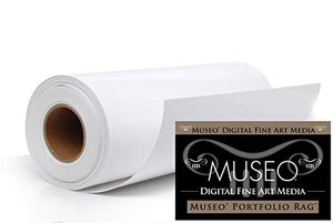 Museo Portfolio Rag | 300 GSM | Inkjet Fine Art Archival Paper | Matte | 36" X 52' Roll