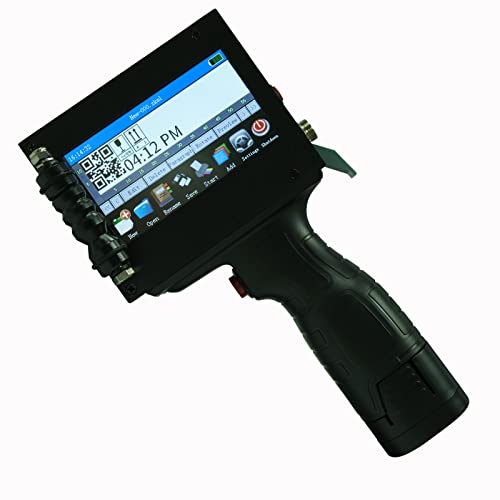 Portable Handheld Inkjet Printer ZK-1680 with 4.3 Inch Touch Screen Quick-Drying Handheld Inkjet Printer (Support 22 Languages Including English, German, French, Japanese, Italian, etc.) CHIKYTECH