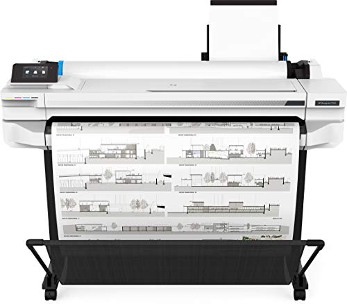HP DesignJet T525 Large Format Wireless Plotter Printer - 36", with Mobile Printing (5ZY61A)