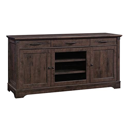 Sauder 422156 Carson Forge Credenza, Coffee Oak Finish