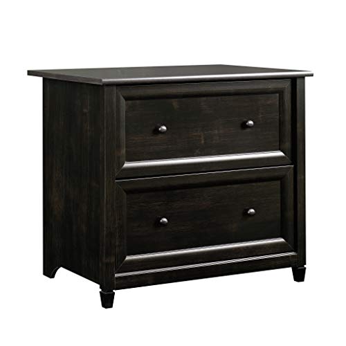 Sauder Edge Water Lateral File Cabinet, Estate Black Finish, 33.31" x 23.47" x 29.37