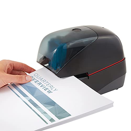 Rapid 90147 5080e Heavy-Duty Flat Clinch Electric Stapler 90-Sheet Capacity Black