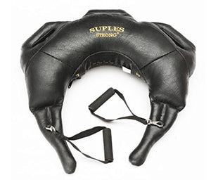 Suples Bulgarian Bag - Strong Model (S-M 17-26 lbs, gen leather) The Original Bulgarian Bag Creator (Fitness, Crossfit, Wrestling, Judo, Grappling, Functional Training, MMA, Sandbag, Cardio, Strength)