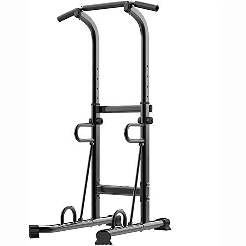 SJNQJJ Pull Ups Strength Training Equipment Strength Training Dip Stands Multifunctional Power Tower, 6 Level Height Adjustment, 300kg, for Strength Training Home Gym