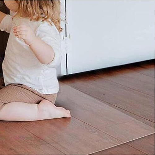 HOBBOY Clear Plastic Hard-Floor Chair Mat 2mm Thick - Waterproof - Various Sizes