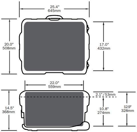 Laptop Waterproof Case (Wheeled) - 6 Capacity