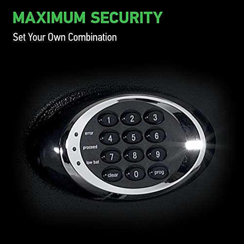 SentrySafe EF4738E Fireproof Waterproof Safe with Digital Keypad, 4.71 Cubic Feet , Black