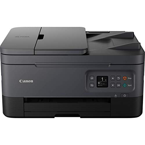 Canon PIXMA TR 7000 Series All-in-One Color Wireless Bluetooth Inkjet Printer - Black - Print Copy Scan - 13 ipm, 4800x1200 dpi, Borderless Auto 2-Sided Printing, 35-Sheet ADF - BROAGE Printer Cable