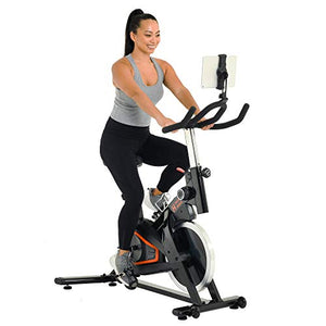 Women’s Health Men’s Health Eclipse Bluetooth Indoor Cycling Bike with 6 Month Subscription of the MyCloudFitness App (1229), black