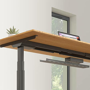 FLEXISPOT E8 Dual Motor Bamboo Electric Standing Desk 78x30 Inch Height Adjustable Sit Stand Desk