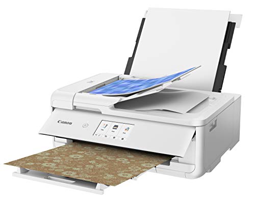 Canon TS9521C Wireless Crafting Printer, 12X12 Printing, White