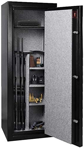 AEGIS Fireproof Rifle Safe, 14 Shotgun Rifle Safe, UL Certified Electronic Gun Storage Box Safe, With Numeric Keypad Lock and Key(6.61 Cubic Feet)