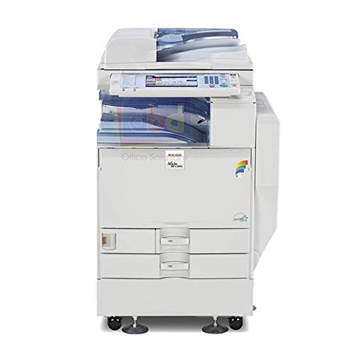 Ricoh Aficio MP C4501 Tabloid/Ledger-Size Color Laser Multi-Function Copier - 45ppm, Copy, Print, Scan, Auto Duplex, Network-Ready, 1200x1200 DPI, 2 Trays, Stand (Renewed)