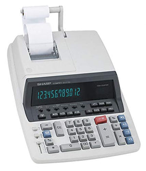 CAI-SHARP Commercial Printing Calculator, 12-Digit Display