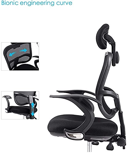Office Chairs Breathable Mesh Multi-Functional Ergonomic Rotating Recliner