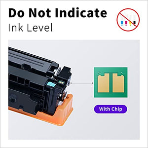 LEMEROUTRUST (with Chip) Remanufactured Toner Cartridge Replacement for HP 414X 414A W2020X W2021X W2022X W2023X use with HP Color Laserjet Pro M454dw M454dn MFP M479fdw (Black Cyan Magenta Yellow)
