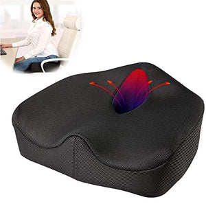 None Seat Cushion and Lumbar Support Pillow Orthopedic for Office Chair - Relieve Lower Back Pain, Women