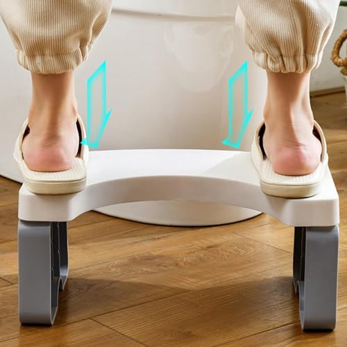 Generic Folding Toilet Stool - Bathroom Potty Step Stool