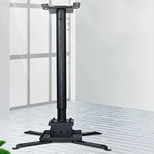 Projector Stand Projector Mount Shelf Extendable Projector Mount Ceiling Projector Mount Bracket with Adjustable Extension Pole Black Projector