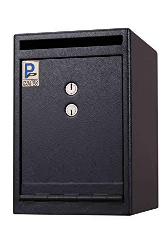 Protex TC-03K Black Heavy-Duty Drop Box/Dual Key