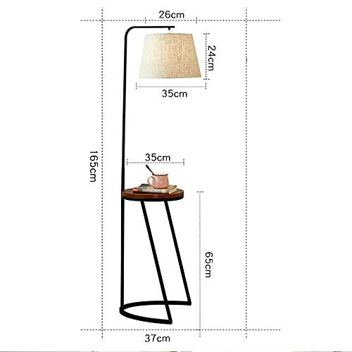Swei Modern Minimalist Creative LED Floor lamp, Suitable for Bedroom Bedside Study Hotel Lighting Table lamp,Black