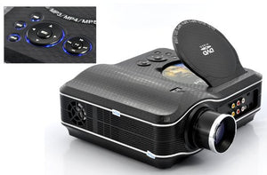 DVD Projector with DVD Player Built In - DVD Player Projector Combo, LED, 800x600, 30 Lumens, 100:1 Contrast