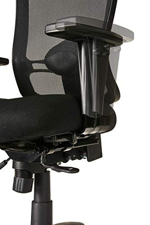 Alera ALEET4117 Etros Series High-Back Multifunction with Seat Slide Chair, Black