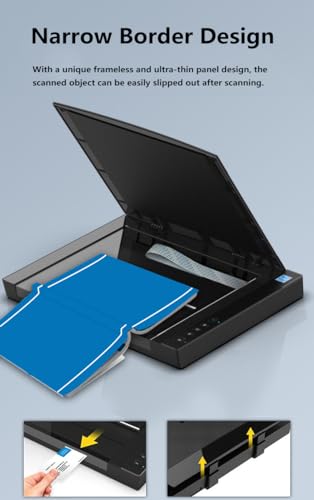 KEULEN Flatbed Scanner A3 Photo Scanner 2400x2400 Resolution Color 200dpi Scan 12"x 17" in 4 Sec Software for Image Processing and OCR Text Recognition Windows Mac Driver Available