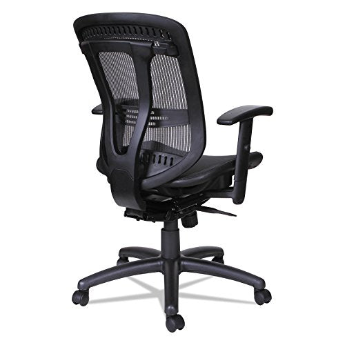 Alera ALEEN4218 Eon Series Multifunction Wire Mech, Mid-Back Suspension Mesh Chair, Black