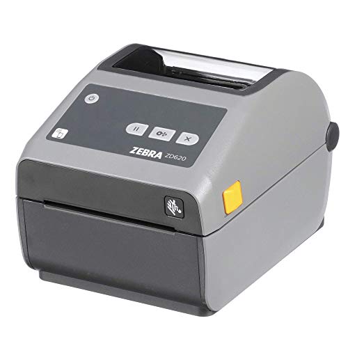 Zebra ZD620d Direct Thermal Desktop Printer 203 dpi Print Width 4 in WiFi Bluetooth Ethernet Serial USB ZD62042-D01L01EZ (Renewed)