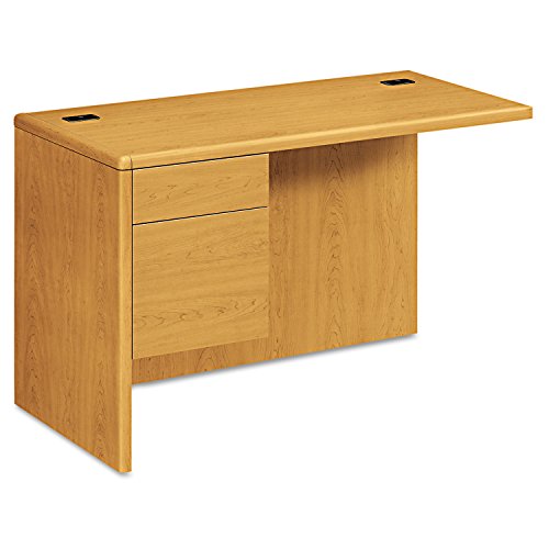 HON 10716LCC 10700 L Workstation Return, Left 3/4 Pedestal, Harvest - 48w x 24d x 29 1/2h