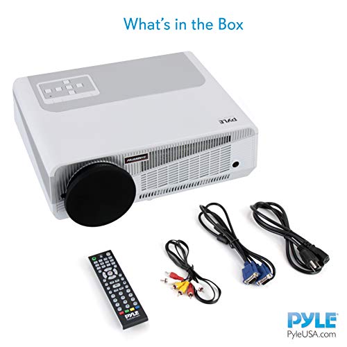 Full HD 1080p Hi-Res Mini Portable Smart Video Cinema Home Theater Projector - Built-In Dual Core Android Computer, WiFi Wireless Multimedia, LCD+LED, HDMI & USB Inputs for Blu Ray PC Laptop & TV